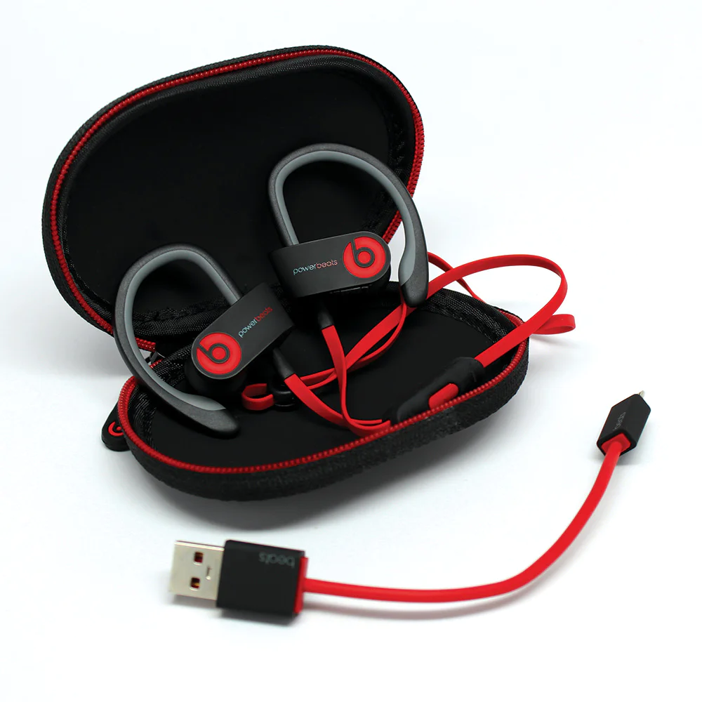 Powerbeats red and discount black